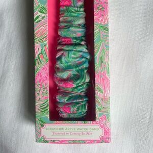 Lilly Pulitzer scrunchie Apple Watch band